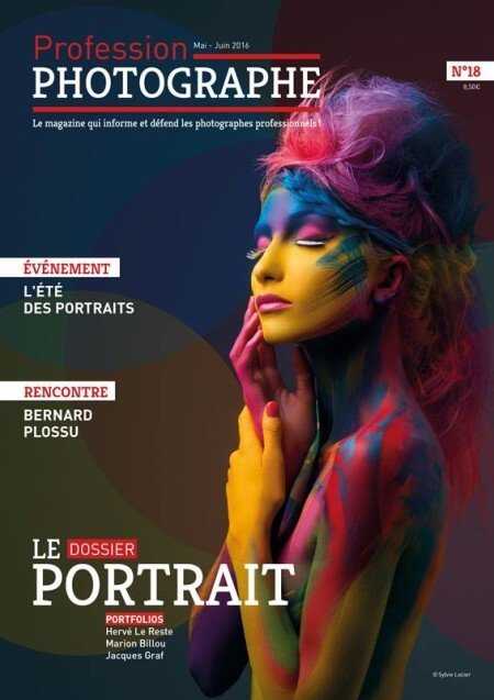 Article dans le magazine Profession Photographe